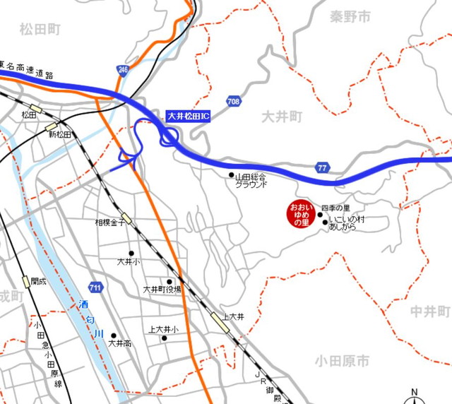 おおいゆめの里　案内図